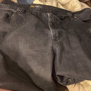 Lee women’s relaxed fit straight leg jeans women’s plus size 16 short